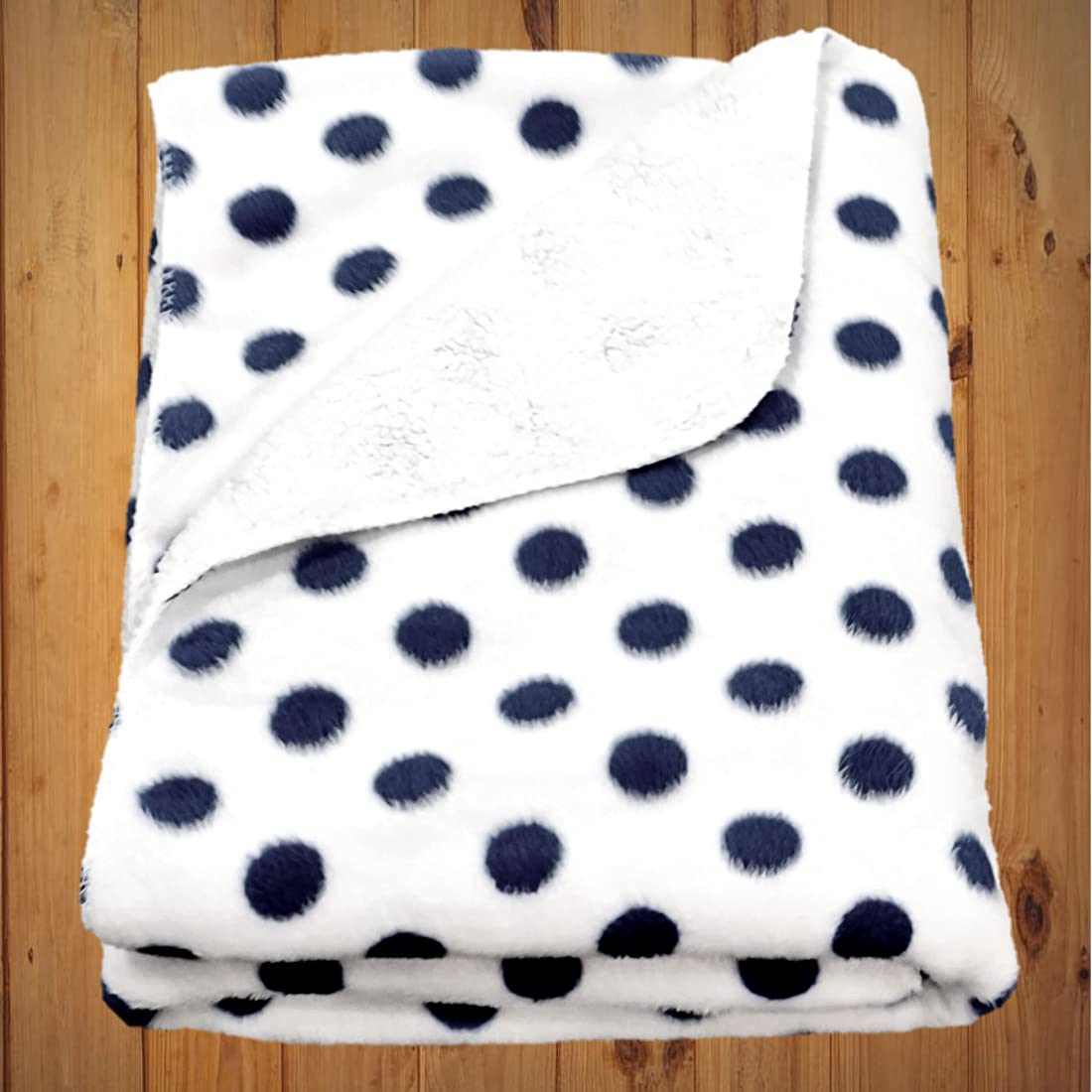 BRANDONN New Born Babies Wrapper Cum Baby Blanket (White, Black)