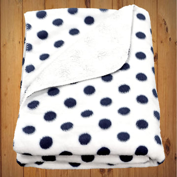 BRANDONN New Born Babies Wrapper Cum Baby Blanket (White, Black)