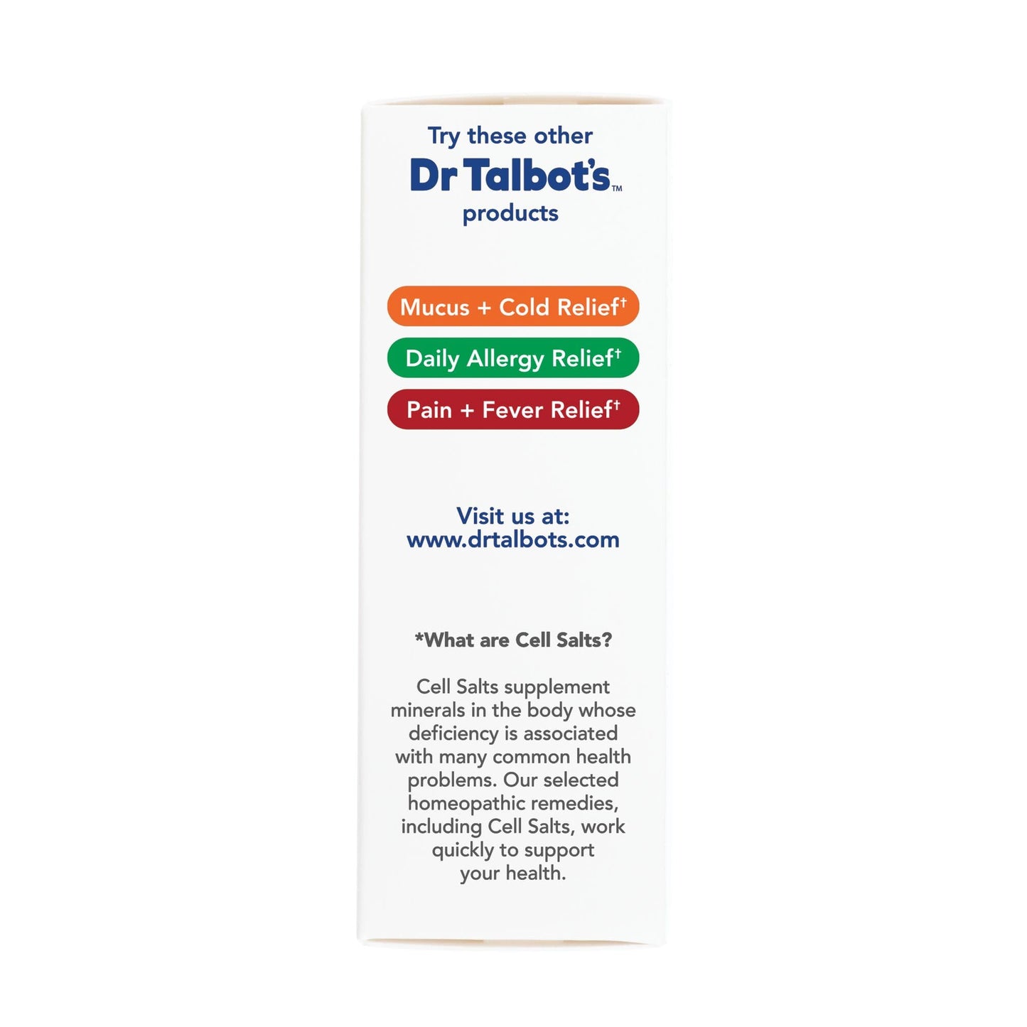 Dr. Talbot'S Infant Cough Relief, Naturally Inspired, For Infants, Includes Syringe, Elderberry Juice Flavor, 4 Fl Oz