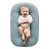 Vicorise 100% Cotton Baby Lounger for Newborn,Baby Play Mat,Tummy Time Mat with Cover for 0-24 Months Newborn Baby,Washable Play