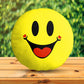 BMRGIFTS Velvet Soft Plush Smiley Cushion Emoji Pillow Gift for Friends, Boyfriend, Girlfriend, BFF Gifts, 30 X 30 Cm  Set of 1