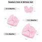 Century Star Newborn Girls Hats Baby Hat And Mitten Set Big Bow Knit Infant Headbands Winter Baby Hat For Girls E White & Red &