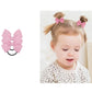 Lddcx Baby Girls' Hair Ties With Bows For Toddler Ponytail Holders Small Hair Ties, Fabric, Pk, 1 Count