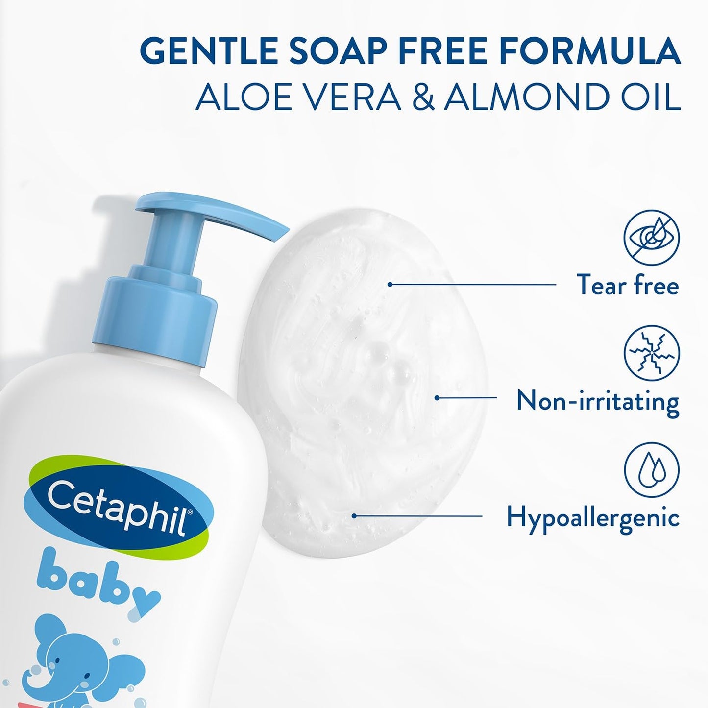 Cetaphil Baby Shampoo And Body Wash With Organic Calendula, Tear Free, Hypoallergenic, Ideal For Everyday Use, Dermatologist Tes