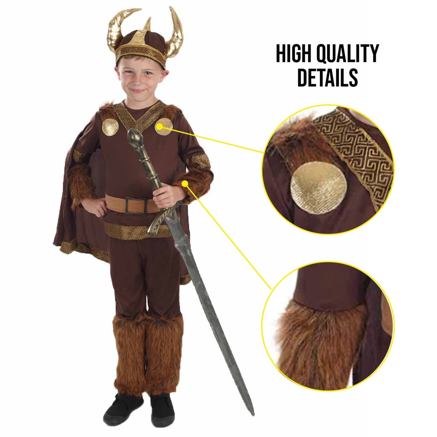 Fun Shack Boys Viking Costume Kids Boy, Kids Viking Costume Boys, Child Viking Costume Girl, Kids Viking Costumes, Medium