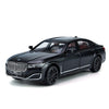 BDTCTK 1/24 Compatible for 760 Model Car, Zinc Alloy Pull Back Toy car with Sound and Light for Kids Boy Girl Gift(Black)