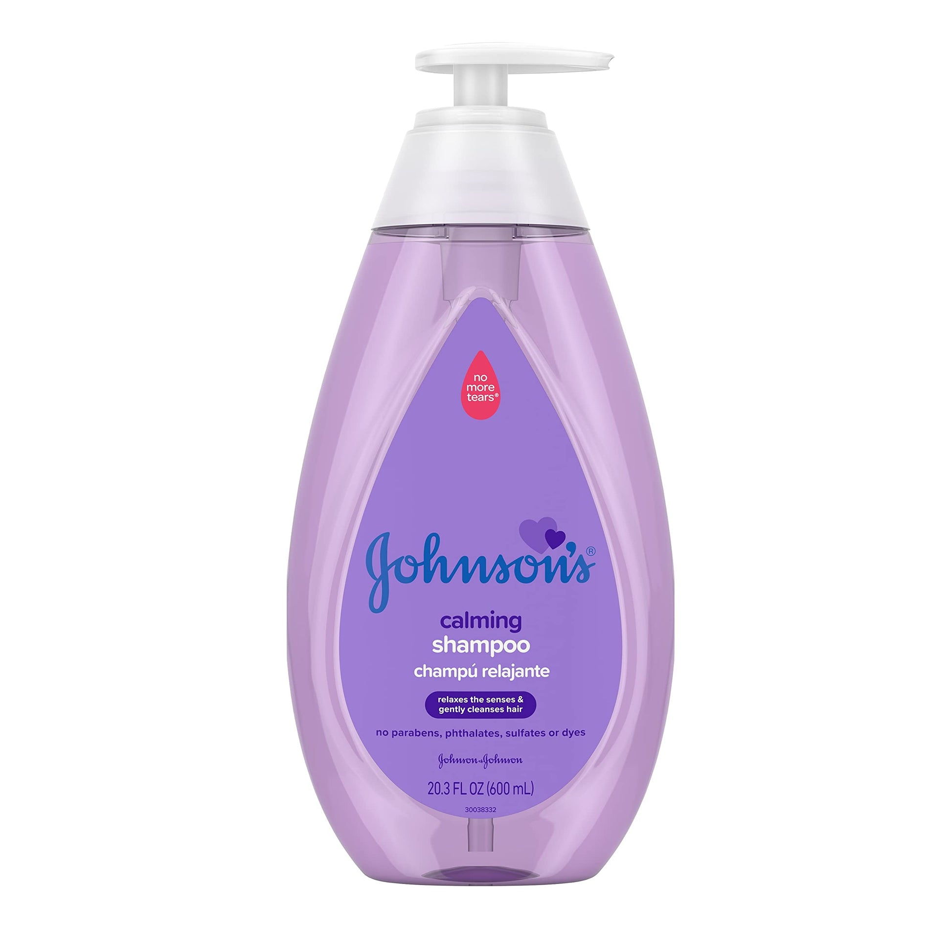 Johnson'S Baby Calming Baby Shampoo With Soothing Naturalcalm Scent, Hypoallergenic & Tear-Free Baby Hair Shampoo, Free Of Parab