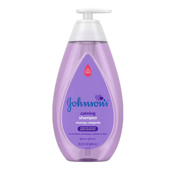 Johnson'S Baby Calming Baby Shampoo With Soothing Naturalcalm Scent, Hypoallergenic & Tear-Free Baby Hair Shampoo, Free Of Parab