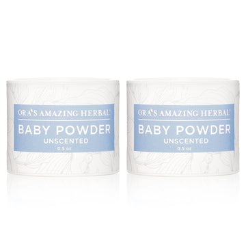 Talc Free Baby Powder, Cornstarch Free Baby Powder, Unscented Fragrance Free Powder, Arrowroot Baby Powder, Talc-Free Baby Powde