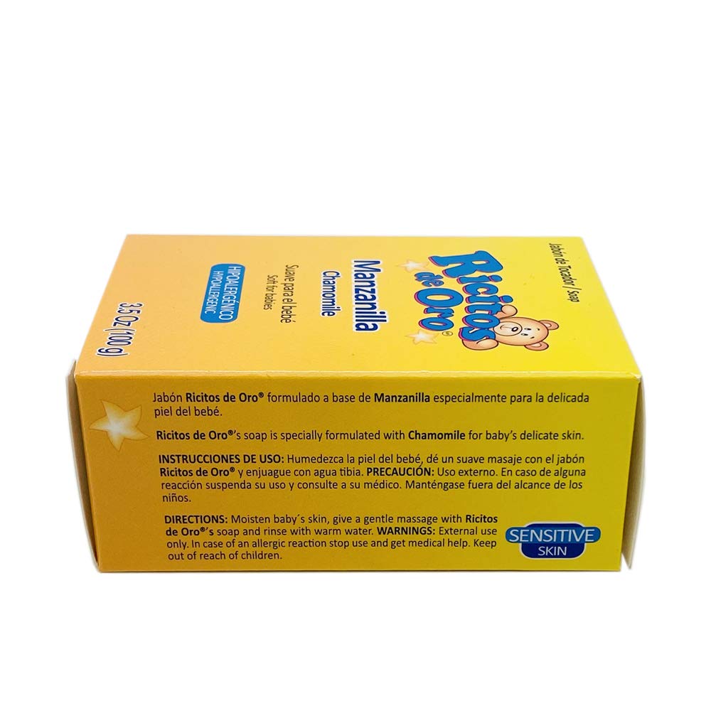 Ricitos De Oro Chamomile Soap Soap With Chamomile Extract 100Gr