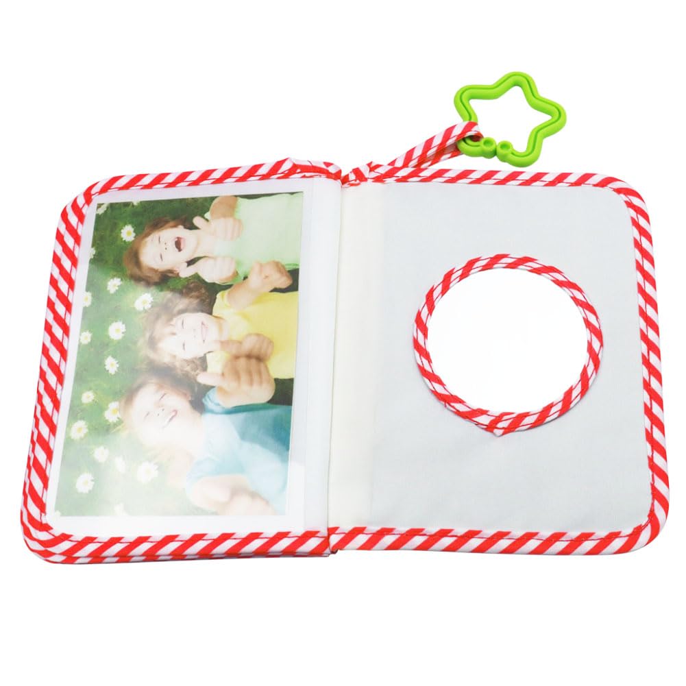 Zuyyon Baby Photo Album Baby Memory Book, Soft Cloth Photo Book First Year Memory Album Shower Gift For Newborn Toddler & Kids,
