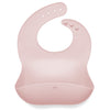 Ali+Oli Silicone Bib (True Pink) Waterproof Silicone Bibs for Babies & Toddlers, Adjustable Baby Feeding Bib, Food-Grade Silicon
