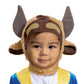 Disguise Unisex Baby Beast Costume, Official Disney Beauty The Beast Onesie Headpiece, Size Infant And Toddler Costumes, As Show