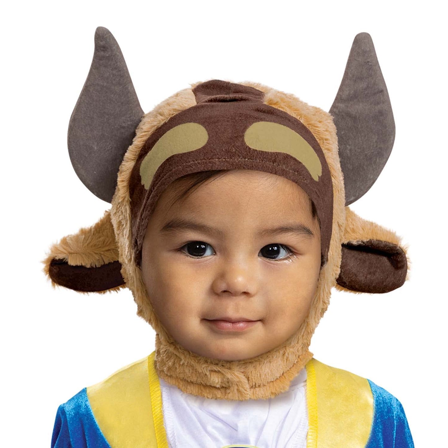 Disguise Unisex Baby Beast Costume, Official Disney Beauty The Beast Onesie Headpiece, Size Infant And Toddler Costumes, As Show
