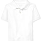 The Childrens Place Baby Boys and Toddler Boys Short Sleeve Pique Polo, White, 18-24 MONTHS