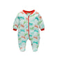 Ddy Baby Cute Bodysuit Infant One Piece Trojan Horse Pattern Romper Outerwear Toddler Jacket 12-18 Months