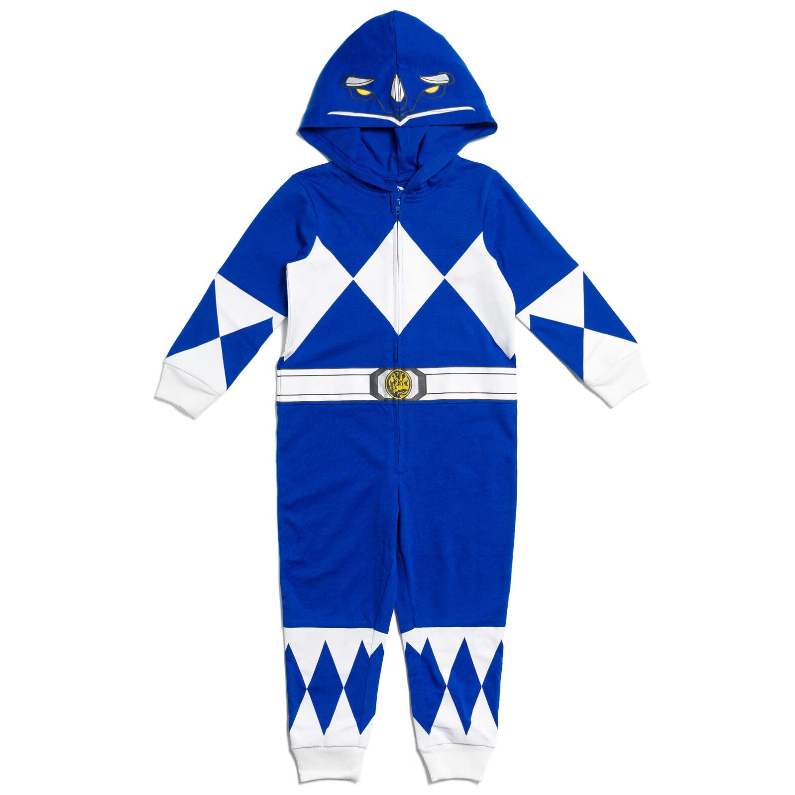 Power Rangers Blue Ranger Little Boys Zip Up Coverall 7-8 – Cutebabybuy