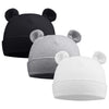 Pesaat Newborn Hospital Hat 0-12Months Preemie Boys Girls Beanie Solid Infant Baby Hats Autumn Winter (3Pack-B, Preemie)