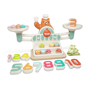 TOP BRIGHT Balance Math Game for Kids - STEM Toys for 3 Year Old Girls Boys Gifts, Balance Counting Toys Educational Kindergarte
