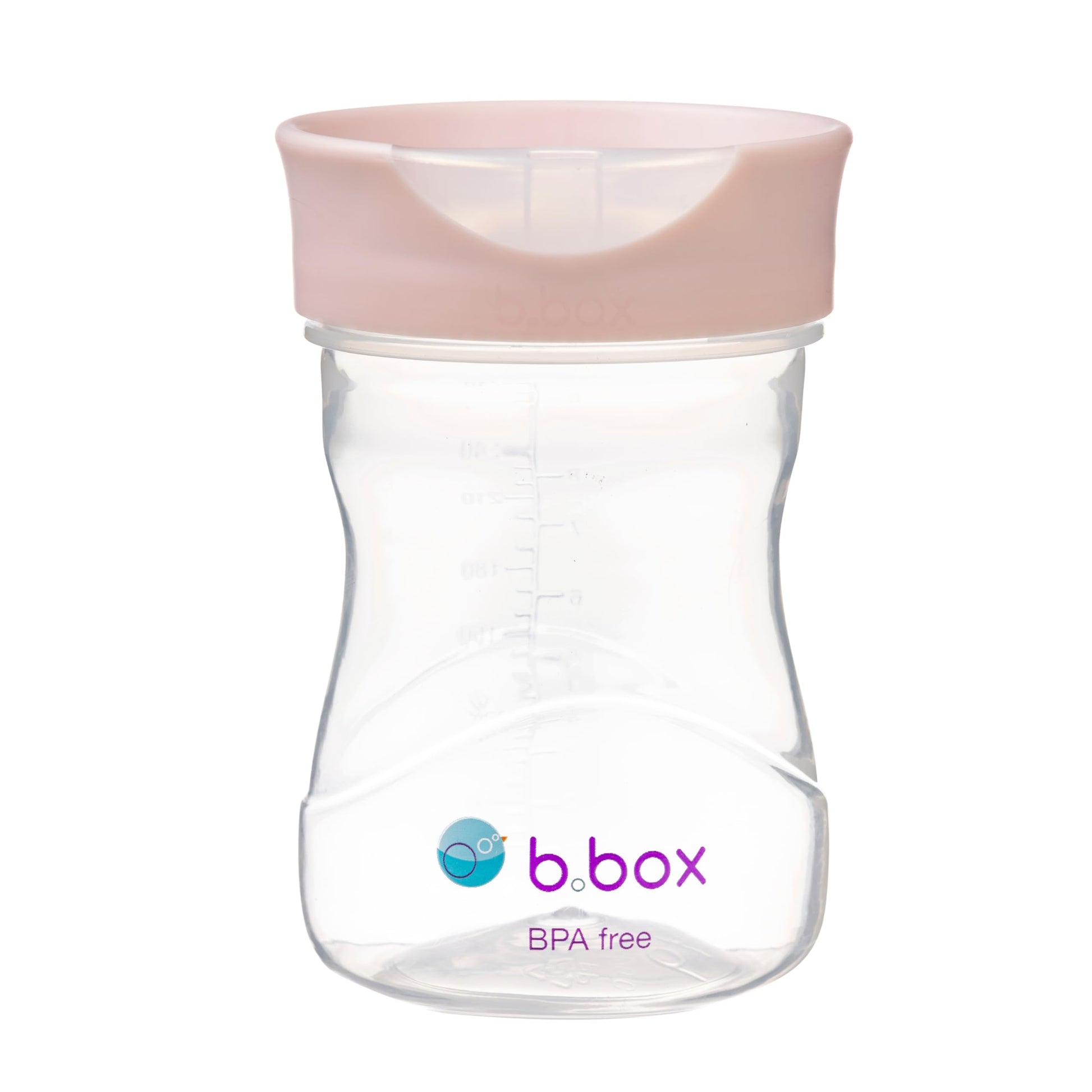 B.Box Sippy Cup  240Ml Free Flow Sipper | SpillProof Training Cup For Babies & Toddlers | BpaFree, Easy Grip  Pink