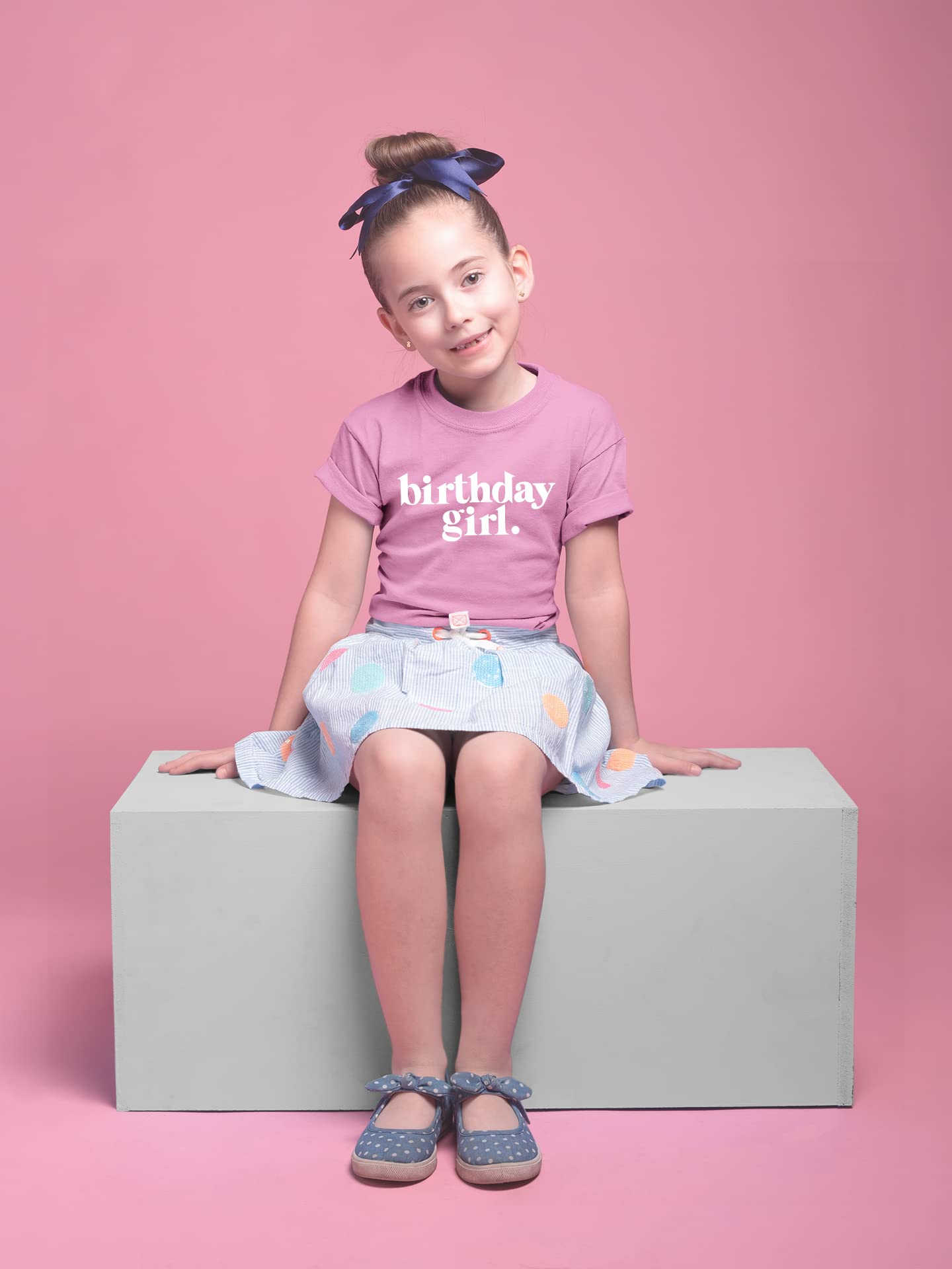 Birthday Girl Shirt Outfit Year Old Kids For Toddler 1St 2Nd 3Rd 4Th 5Th 6Th 7Th (Pink, 3 Years)