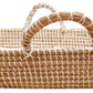Seagrass Baby Changing Basket With Waterproof Pad | Portable Diaper Changing Topper For Dresser Or Table | A Nursery Essential