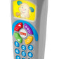 Fisher-Price Baby Learning Toy Laugh & Learn Puppys Remote Pretend TV Control with Music & Lights for Developmental Play Infants