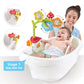 Yookidoo Baby Bath Mobile - Spinning Flowers And Swiveling Fountain For Newborn And Toddler Bath Time Sensory Development (Tub N