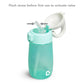 Munchkin Flip N Lock Elephant Toddler Straw Cup, 12 Ounce, Mint