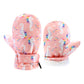 Bavst Toddler Waterproof Mittens Fleece Lined Baby Boys Girls Winter Warm Glove Kids Snow Infant Ski Mitten For 3M-5T (Pink Seah