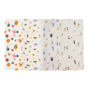 DULAAR Organic Muslin Swaddle (Set of 4)