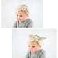 Utowo Newborn-Infant-Toddler Knitted-Knotbow-Turban Rabbit-Ear-Headbands Baby-Girls Head-Wrap-Headband 0-6 Years (Camel + Beige)