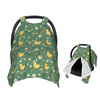 Muishi Duck and Daisy Baby Car Seat Canopy Nursing Cover for Newborn Car Seat Breastfeeding Covers Blanket Newborn Shower Gift