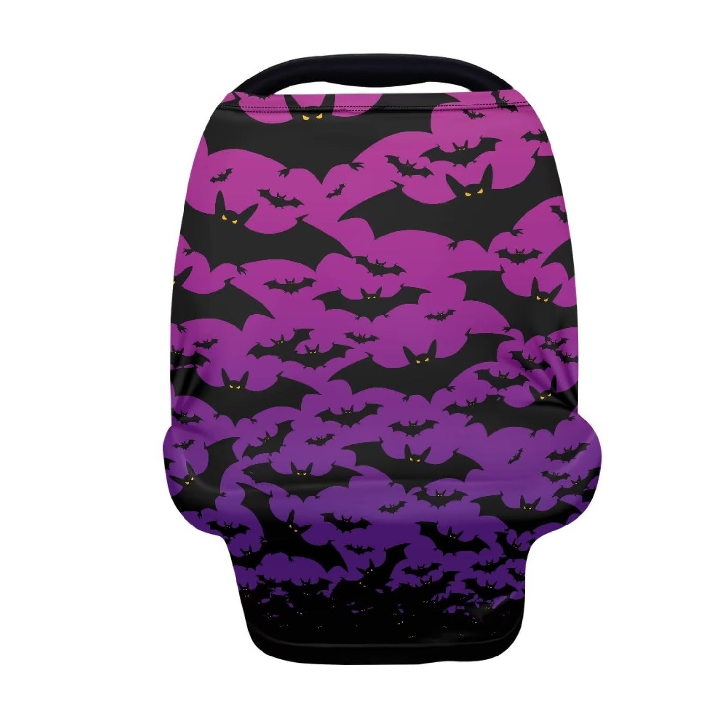 JEOCODY Halloween Bat Car Seat Covers Canopy Cover,Multi Use Cover Soft Nursing Cover Elastic Carseat Canopy Stroller Cover Shop