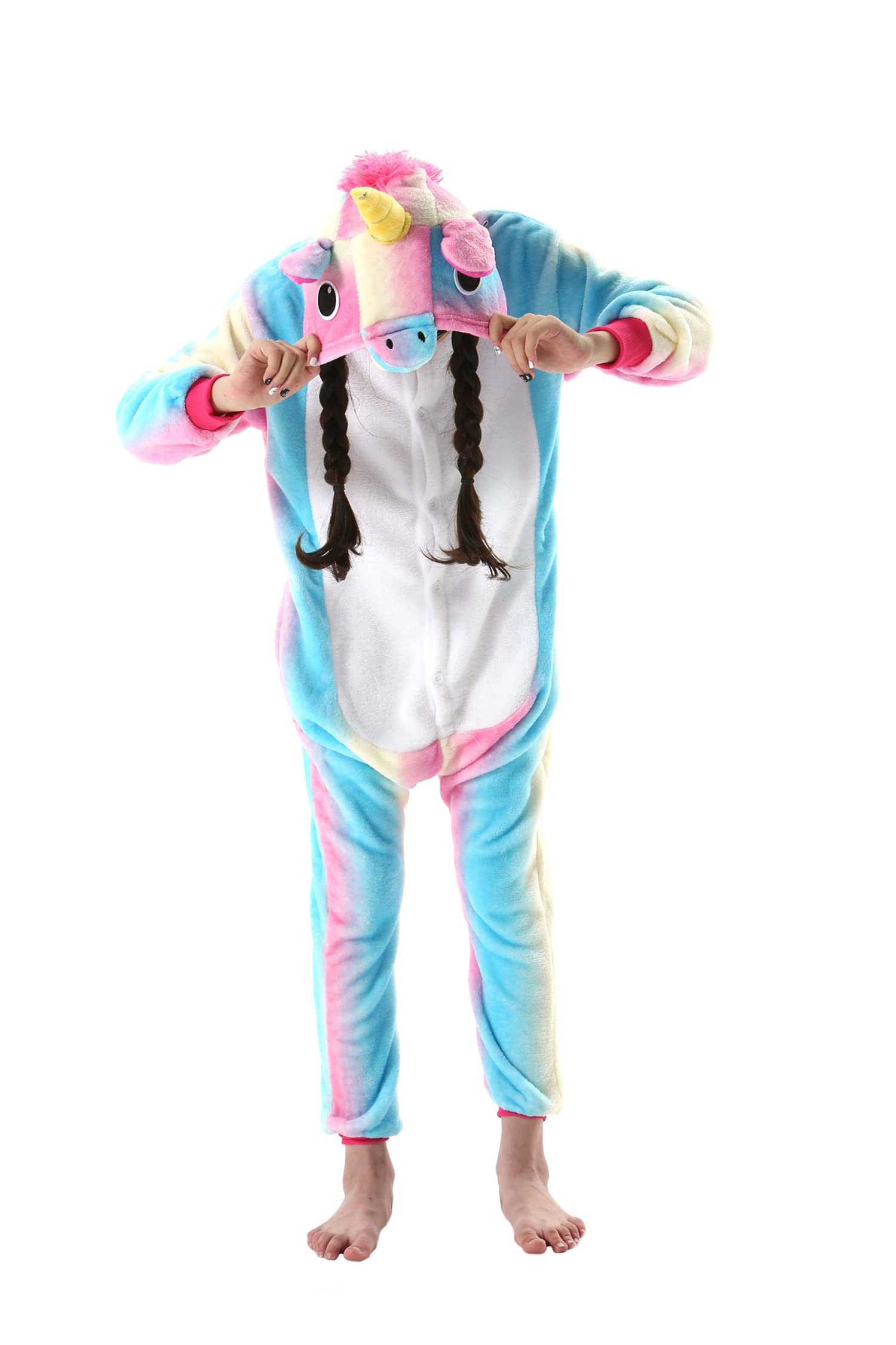 Atoz Onesie For Kids, Animal Pajamas Halloween Cosplay Costume For Girls Boys, U WBBAPB0B12P3FRQ