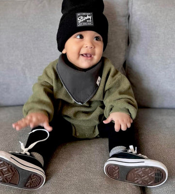 Diapersquad'S 5-Pack Baby Bibs For Drooling And Teething, Bibs For Boys, Baby Girl - Solid Cotton Baby Drool Bibs (Basics)