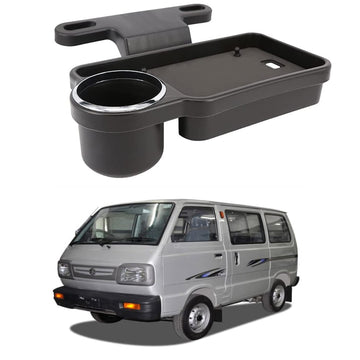 Oshotto (FT04) Foldable Car Auto Headrest Rear Back Seat Table Drink Food Cup Tray Holder Compatible with Maruti Suzuki Omni  