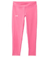 Under Armour Kids Motion Solid Crop (Big Kids), (672) Super Pink / / White, Small