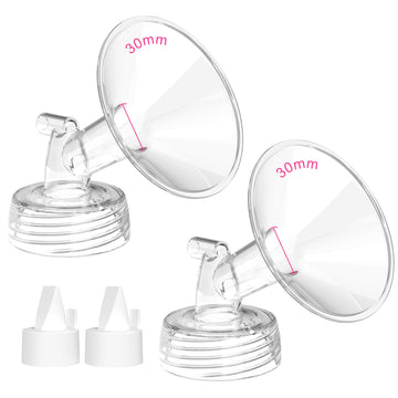 Breast Pump Parts for Spectra S1/S2/13 Plus, Not Original Accessories, Spectra Flange Inserts Replacement Include 30mmFlange&Duc