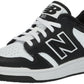 New Balance Baby 480 V1 Lace-Up Sneaker, Black/White, 2 Wide Us Unisex Infant