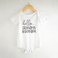 Bump And Beyond Designs Baby-Boys Hello Grandma And Grandpa Baby Announcement Leotard For Grandparents White, 0-3 Months