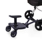 Hifmghe Universal Stroller Board, Adjustable 2-In-1 Stroller Glider Board Baby Car Attachment With Detachable Seat Holds Childre