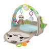 Fisher-Price Ready to Hang Sensory Sloth Gym, infant activity mat with toys for tummy time and play