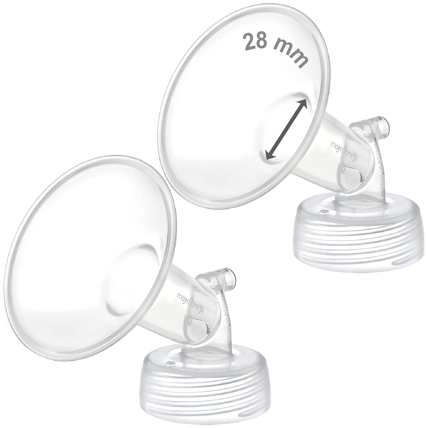 Maymom Wide Neck Pump Part Compatible With Spectra S1/S2 Pumps; Incl Wide Mouth Flange; Not Original Spectra Flange; Replaces Sp