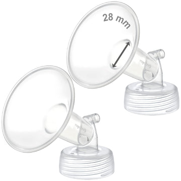 Maymom Wide Neck Pump Part Compatible With Spectra S1/S2 Pumps; Incl Wide Mouth Flange; Not Original Spectra Flange; Replaces Sp
