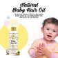 Mom & World Baby Hair Oil With Organic And Coldpressed Natural Oil For Kids, 200Ml