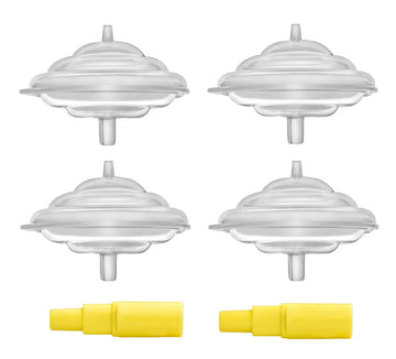 Maymom Backflow Protector For Spectra S2 Spectra S1, 9 Plus Breastpumps W Bonus Flange Adapters. Replaces Spectra Backflow Prote