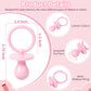 50 Pacifiers For Baby Shower Game Girl, 2.75 Plastic Pacifiers Baby Shower Game, Bulk Baby Shower Pacifiers For Gender Reveal Ba