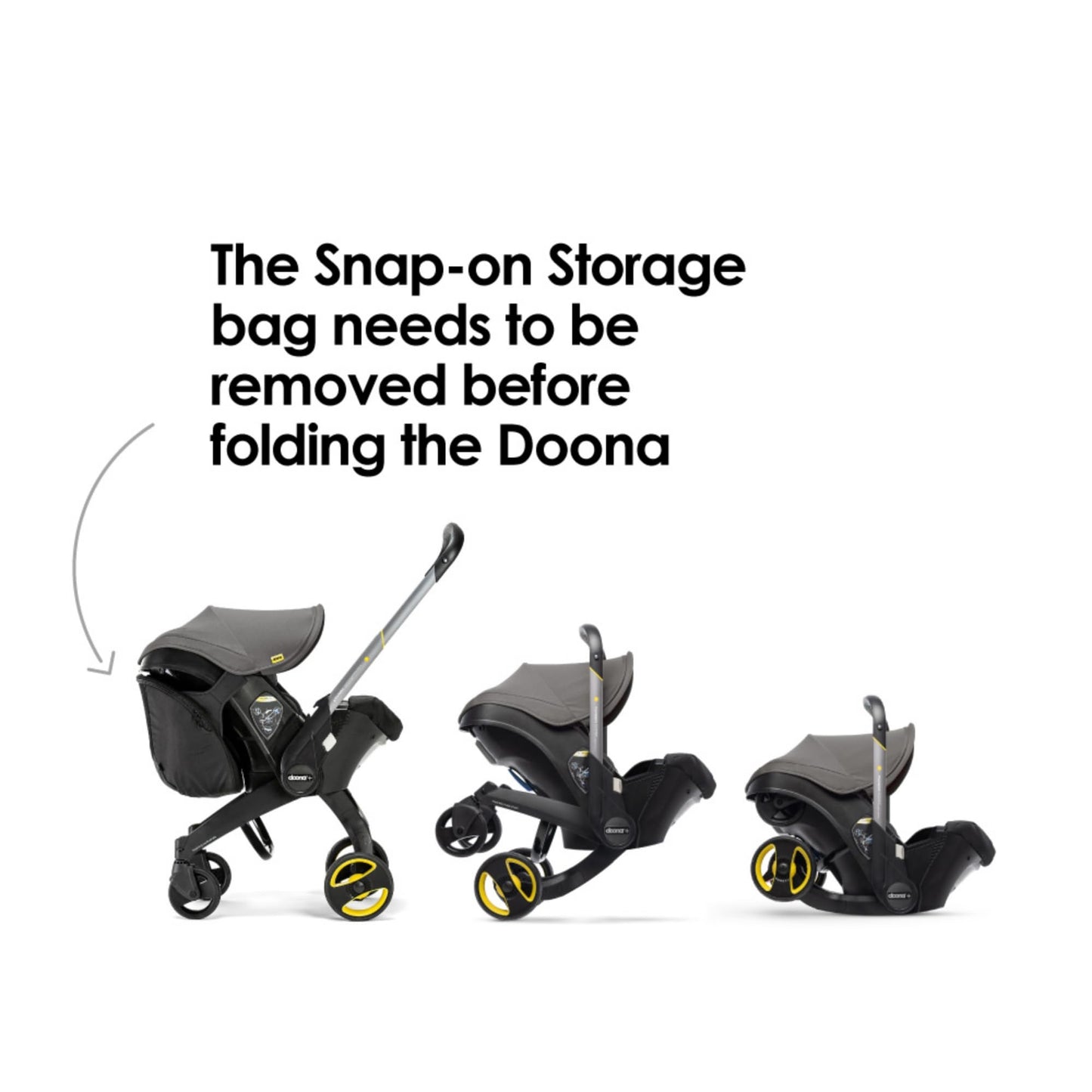 Doona Snap-On Storage - Compatible Car Seat & Stroller