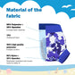 Moomoo Baby Reusable Swim Diapers 3 Pcs Waterproof Swimming Diapers For Baby Swim Lesson 5T Multicolor